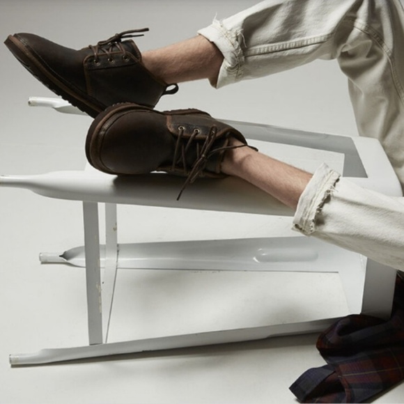 Ugg Boots Neumel Shearling Chukka Lace Leather Casual Comfort Winter Brown 10 - Picture 14 of 14